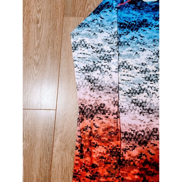 Columbia PFG Fishing Gear DIGITAL Camo CAMOUFLAGE Casual SPF SHIRT Mens Medium - Picture 3 of 5